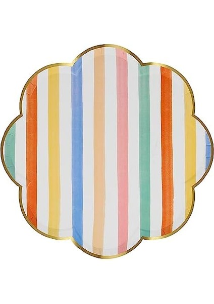 - Colourful Pattern Dinner Plates - Renkli Desenler Tabaklar - L - 8&apos;li fiyatları