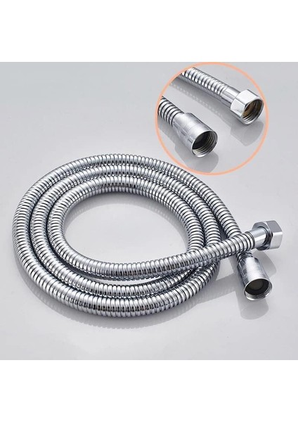 Çelik Kromlu Duş Hortumu 150 cm Pirinç Somon KDH101