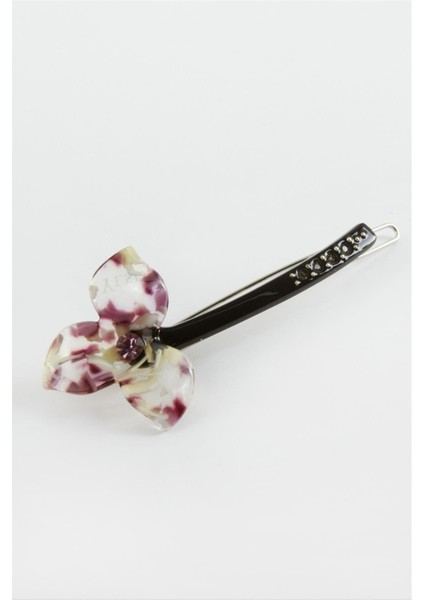 Orkide Çiçek Klipsli Toka