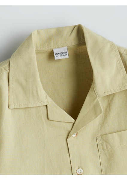 Yeni Sezon Keten Karışımlı Erkek Çocuk Gömlek fiyatları