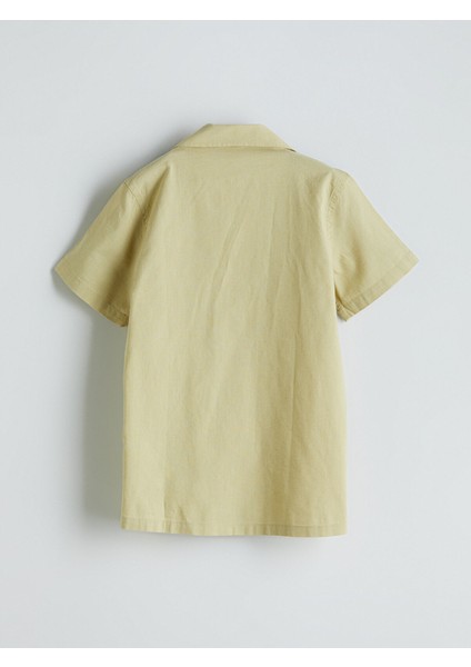 Yeni Sezon Keten Karışımlı Erkek Çocuk Gömlek modelleri