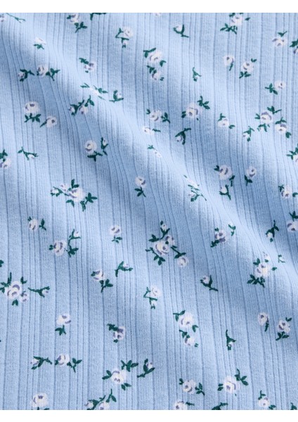Kız Çocuk Açık Mavi Fitilli T-Shirt modelleri