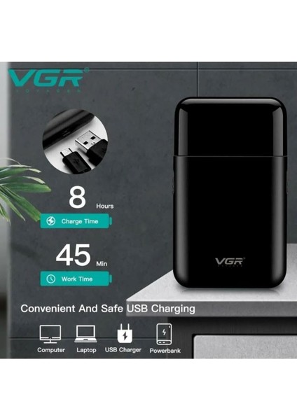 Yeşil Yan Tarafı Çift Bıçaklı Profesyonel Tıraş Makinesi