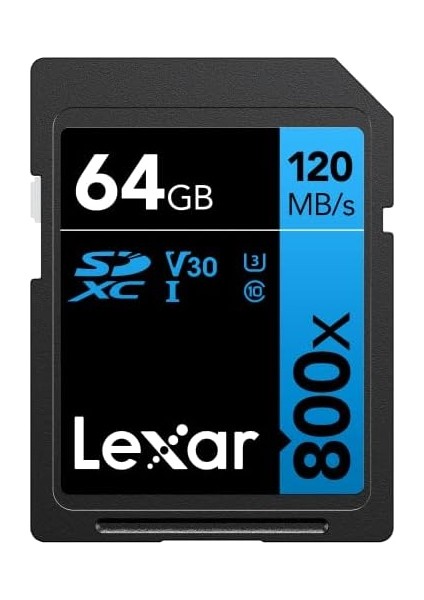 64GB Professional 800X Sdxc™ Uhs-I, Up To 120MB/S Read 45MB/S Write C10 V30 U3 modelleri
