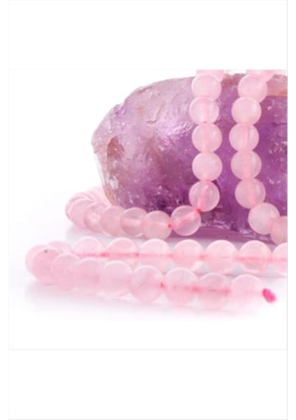 Pembe Kuvars Taşı Parlak 10 mm