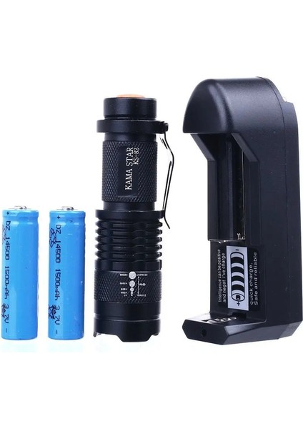 Zoomlu Şarjlı El Feneri Km-82 (4172) fiyatları