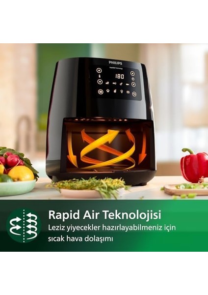 3000 Serisi Airfryer Large, Air Teknolojisi 4,1l, 7 Ayarlı Dokunmatik Ekran, Tutma Özelliği, Uygulaması, Kullanımı ve Temizlemesi, HD9243/90 fiyatları