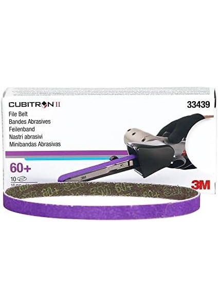 Cubitron Iı Dosya Kemeri, 33439, 60+ Grit, 3/8" x 13", 10&apos;lu Paket Dosya Kemeri, Reçine Bağlı, Spot Kaynak Kaldırma modelleri
