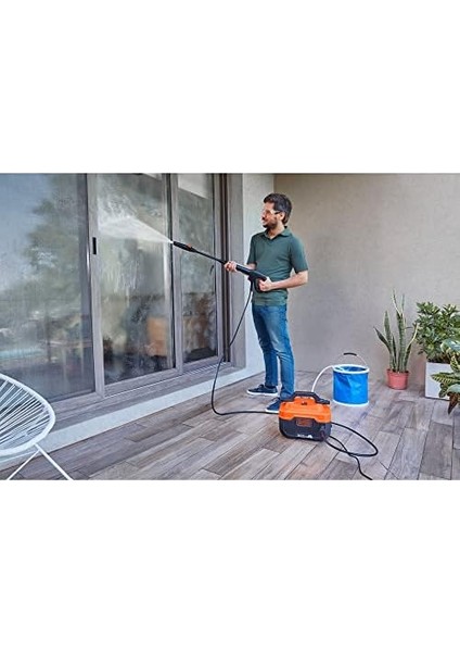 + Decker 1300 Watt, 110 Bar Yatay Basınçlı Yıkama Makinesi, BEPW1300H-QS fiyatları