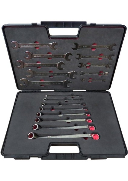 Anahtar Iki Ağız Yıldız Set 18 Parça Çantada