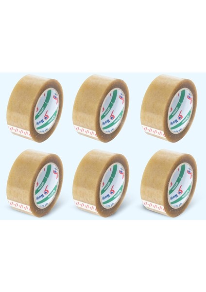 45 mm x 100 mt Solvent Akrilik Koli Bandı 6 Adet