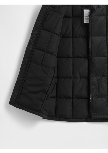 Erkek Çocuk Siyah Recycled Lightweight Puffer Şişme Yelek modelleri