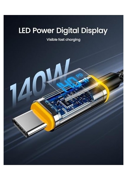 140 W USB C Kablosu, Ekranlı, Magline 1,2 M Tip C Hızlı Şarj Kablosu - 15 Pro Max,, Pro/air, iPad Pro/air, ve Daha Fazlası ile Uyumlu fiyatları