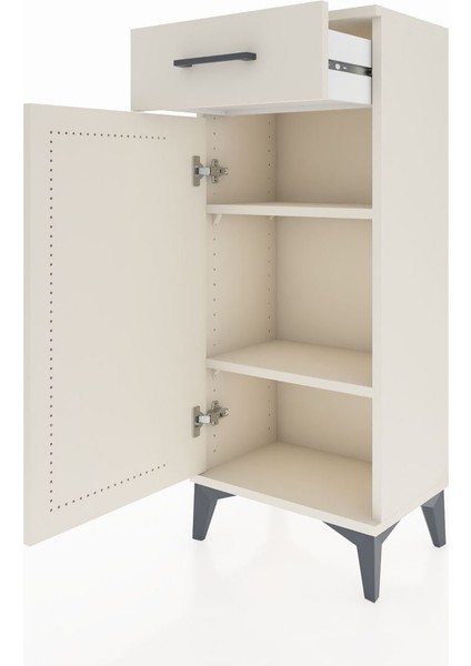 Arges Komodin 2 Raflı Tek Çekmeceli Tek Kapaklı 44X30X106 Aytaşı-Aytaşı fırsatları