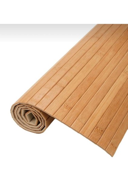 Doğal Bambu Kaydırmaz Banyo Matı 80X50 Cm, Şık ve Güvenli Kullanım Sağlar.