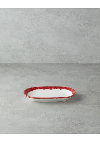 Larry Kayık Tabak 24 cm Kırmızı