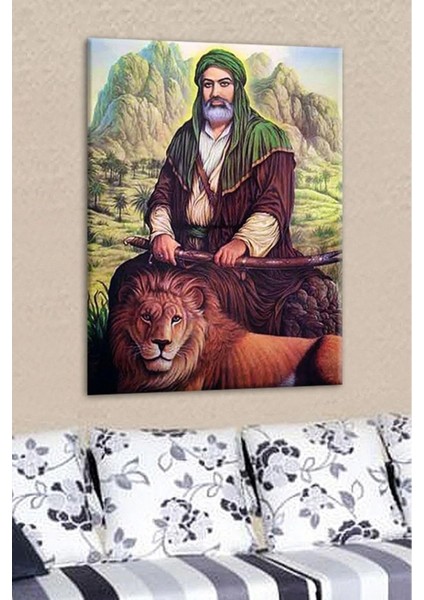 Kanvas Tablo Hz. Ali Dekoratif Kanvas Tablo 70 x 100