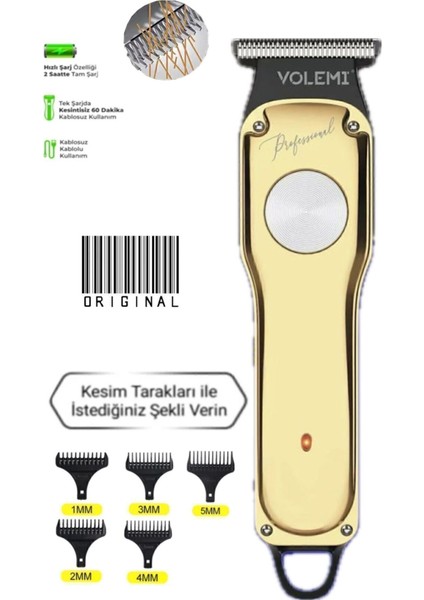 Şarjlı Çok Fonksiyonlu Saç Sakal ve Vücut Tıraş Makinesi Bohça Beyaz fırsatları