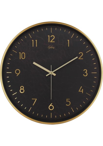 41 cm Akar Saniye Sessiz Mekanizma Duvar Saati