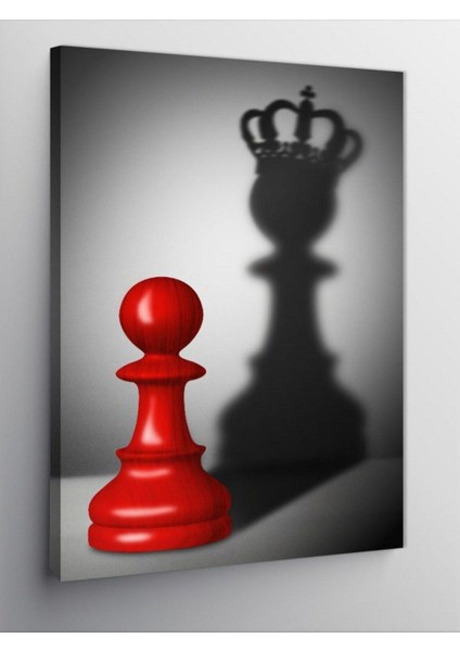 Kanvas Tablo Piyon ve Vezir, 50CM x 70CM