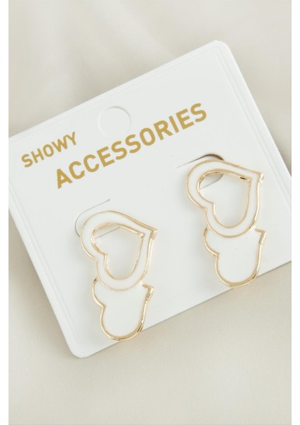 Kalp Yeni Sezon Mineli Küpe