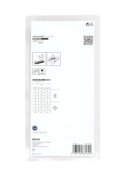 Accessories 2608577139 Matkap Seti Dahil &apos;&apos;&apos;&apos; Control Hss 8 Adet, 0 W, 0 V fiyatları