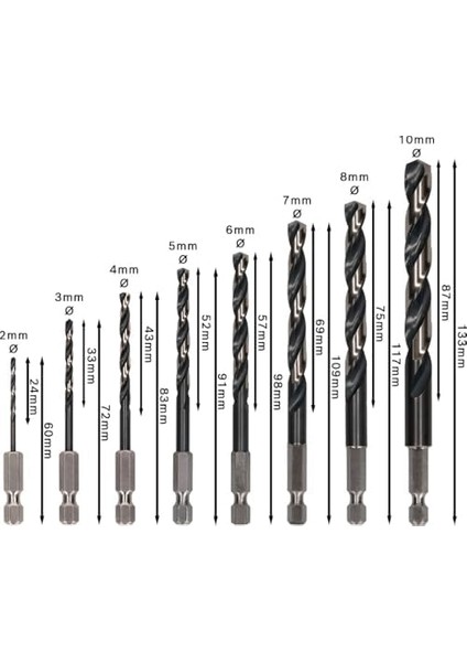 Accessories 2608577139 Matkap Seti Dahil &apos;&apos;&apos;&apos; Control Hss 8 Adet, 0 W, 0 V modelleri