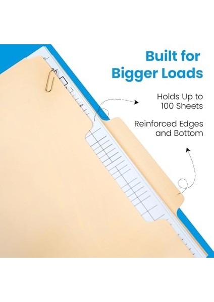 Dosya Klasörü, Yasal Boy, Manila, 1/3 Kesim, 100/BX (753 1/3) modelleri