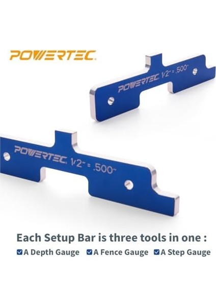 71579 Yönlendirici Masa Kurulum Çubukları - Precision Woodworking Serisi, 7 Parçalı Set fiyatları