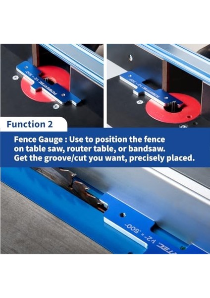 71579 Yönlendirici Masa Kurulum Çubukları - Precision Woodworking Serisi, 7 Parçalı Set modelleri
