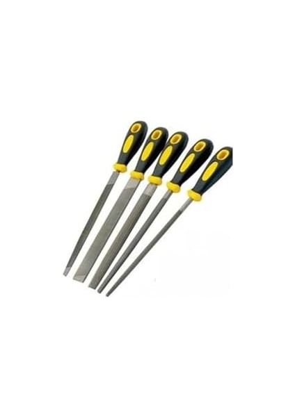 32 cm Büyük Boy 5 Li Eğe Seti Marka Yüksek Kalite Üçken Kare Oval Set 1410 fiyatları