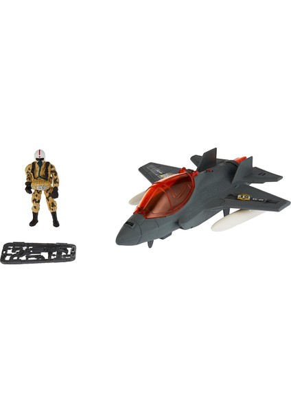 Mei Asker Oyun Set Soldier Air Falcon Patrol 1uçak/1fgr.aks.ses/ışik