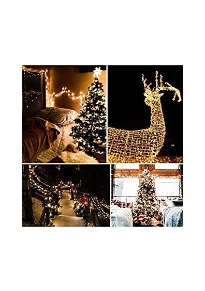 10 Metre Kumandalı LED Yılbaşı Ağacı Işığı Günışığı modelleri