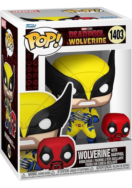 Pop! & Buddy: & Wolverine - Babypool ile Wolverine