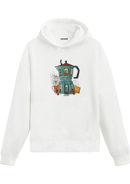 Kahve Makinesi Ev Tasarım Hoodie