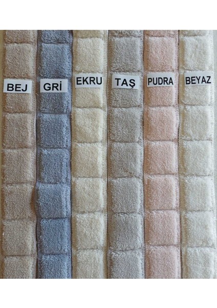 Beyaz Yuvarlak Banyo Paspası 60X60, Şık ve Rahat Kullanım Için Tasarlandı