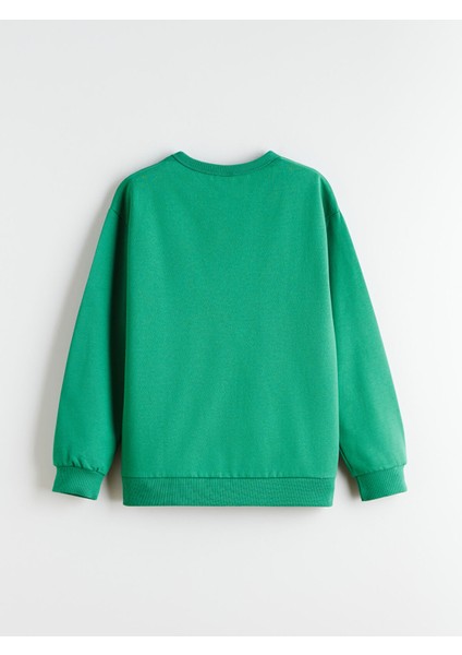 Yeni Sezon Bisiklet Yaka Erkek Çocuk Sweatshirt 2'li fırsatları