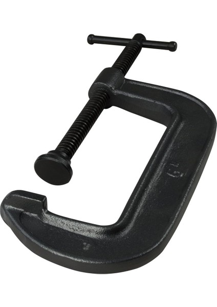 540-6 Sfero Alaşımlı C-Kelepçe, 6 In. x 2 3/4 Inç Boğaz Derinliği ve 2,5 Lb Sıkıştırma Kuvveti