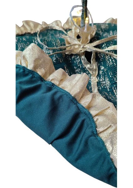 Yılbaşı Çam Ağacı Altı Örtüsü, Çam Ağacı Ayak Halısı Örtüsü,yeşil Renk 70 cm modelleri