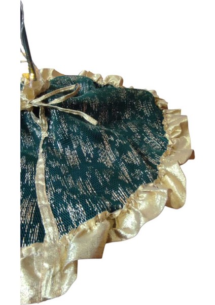 Yılbaşı Çam Ağacı Altı Örtüsü, Çam Ağacı Ayak Halısı Örtüsü,yeşil Renk 70 cm fırsatları