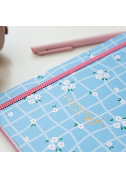 Spiralli Süresiz Renkli Planlayıcı Ajanda Motivasyon Sayfalı Mavi modelleri