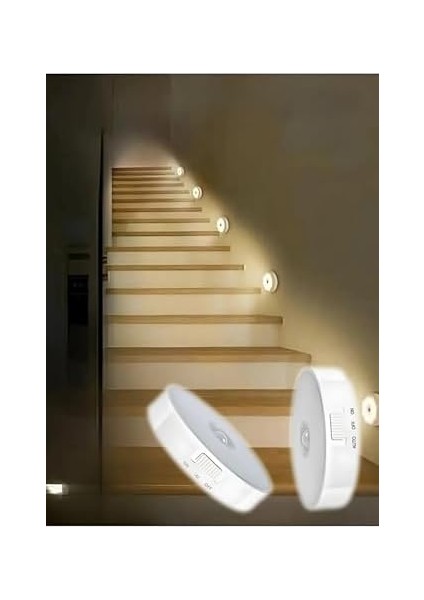 Life 2 Adet Şarjlı Kablosuz Sensörlü LED Lamba Aydınlatma MIT1173 fiyatları