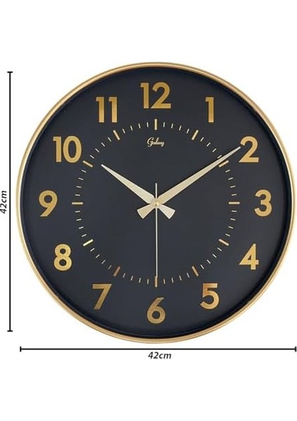41 cm Akar Saniye Sessiz Mekanizma Duvar Saati modelleri