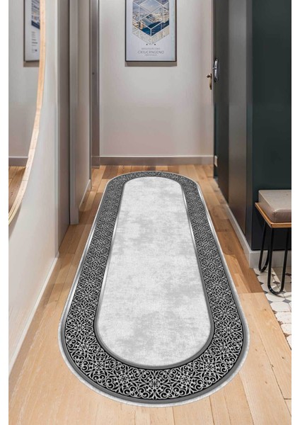 Yıkanabilir, Kaymaz, Dekoratif, Salon ve Mutfak Için Hafif ve Şık Halı Yolluk