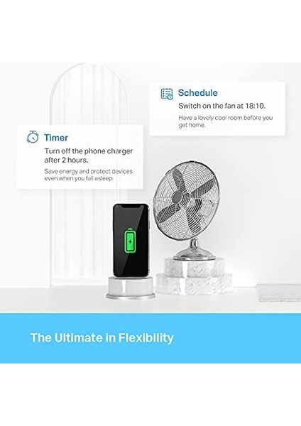 P110, Mini Akıllı Wi-Fi Soketi, Enerji Izleme, Amazon ve ile Çalışır, Uzaktan Kontrol, Cihaz Paylaşımı, Hub Gerekmez fiyatları
