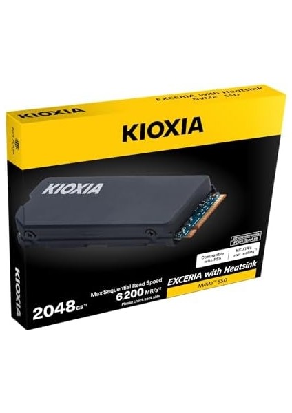 Excerıa Nvme 2tb SSD – M.2 2280, Heatsink, Pcıe Gen4, 6200MB/S Okuma, 4900MB/S Yazma modelleri