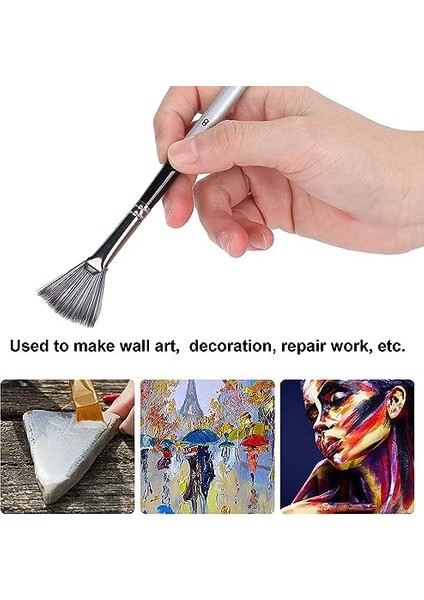 24 Parça Siyah Çantalı Sanat Fırçası Seti modelleri