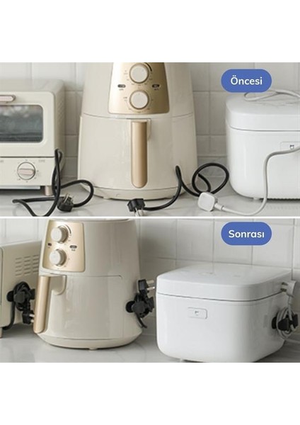 2li Kablo Tutucu Silikon Kordon Sarıcı Kablo Yönetici Klips (4172) fiyatları