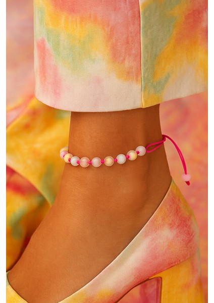 Renkli Mat Boncuklu Ayarlanabilir Makrome Bileklik – El Yapımı indirimleri