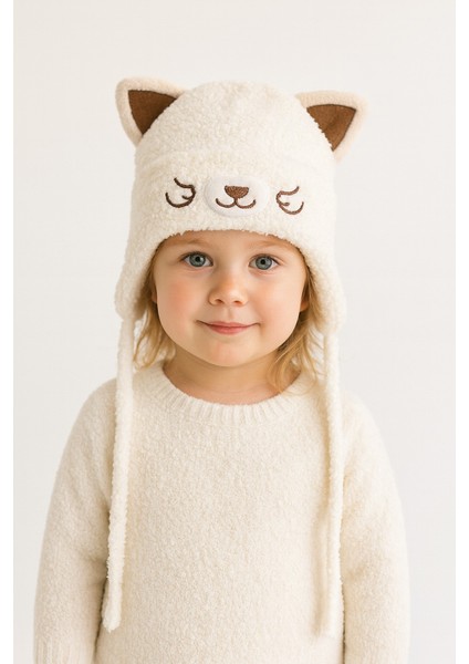 Içi Polar Kışlık Çocuk Bere / Kız Erkek Unisex Şapka